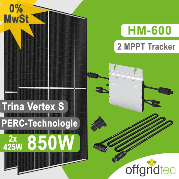 Offgridtec Balkonkraftwerk 850W HM-600